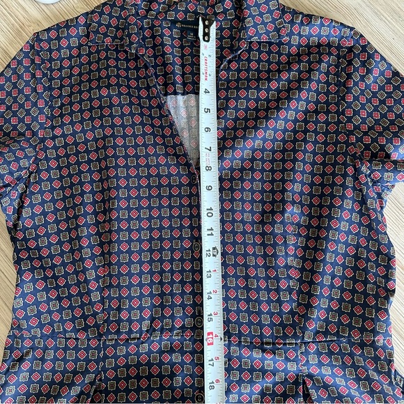 Brooks Brothers// Bris Cotton Short Dress Navy Size 14 - Picture 12 of 14